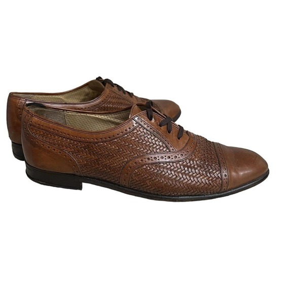 Vintage Mezlan Martinique Derby Captoe Genuine Leather Men\'s 9.5 M Spain main image 7